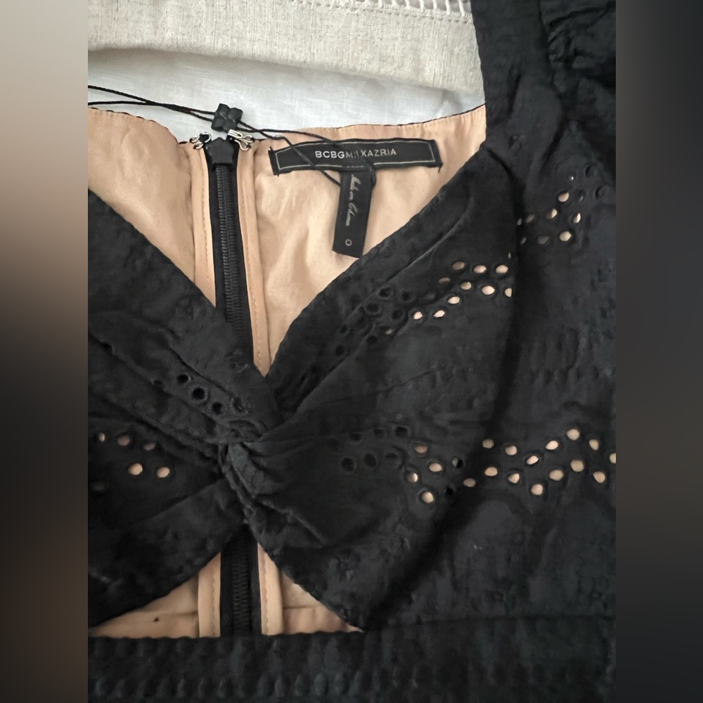 BCBGMAXAZRIA Eyelet Fit-and-Flare Midi Dress
✨ Like New – worn only once - Picture 11 of 13